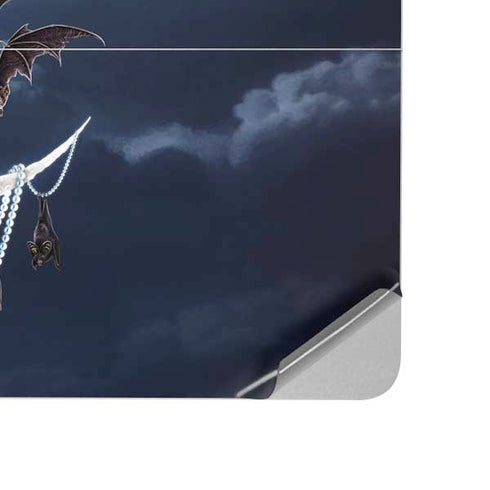 Gothic Moon with Bats and Flowers by Sarah Richter Surface Laptop Studio Skin